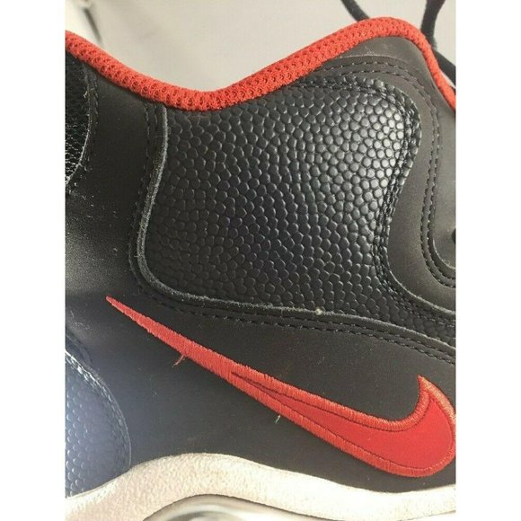 Nike Zoom Air Mens 13 Red Grey 2012 Basketball Shoes 554989 Sneakers - Picture 8 of 12